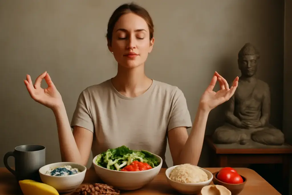Cibo e meditazione: può ciò che mangi favorire il rilassamento? La risposta sorprendente