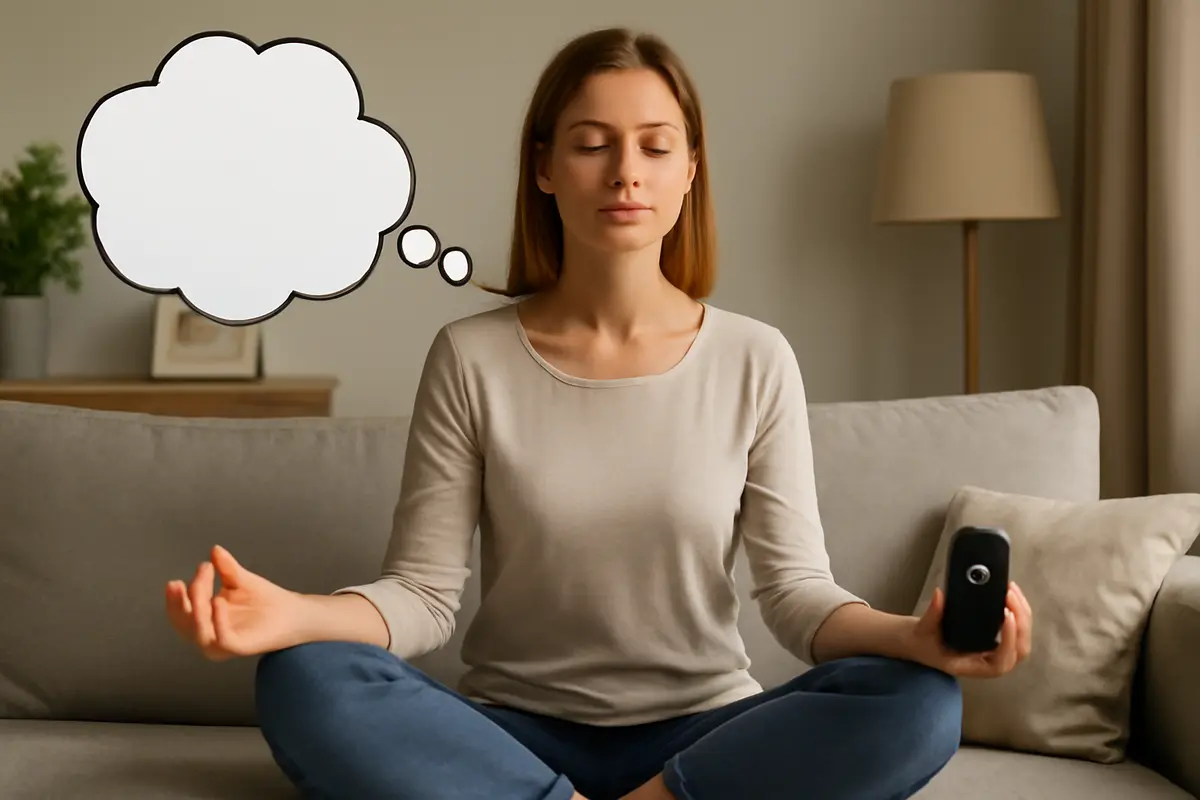 Come gestire i pensieri intrusivi durante la mindfulness? La soluzione che calma la mente in pochi minuti