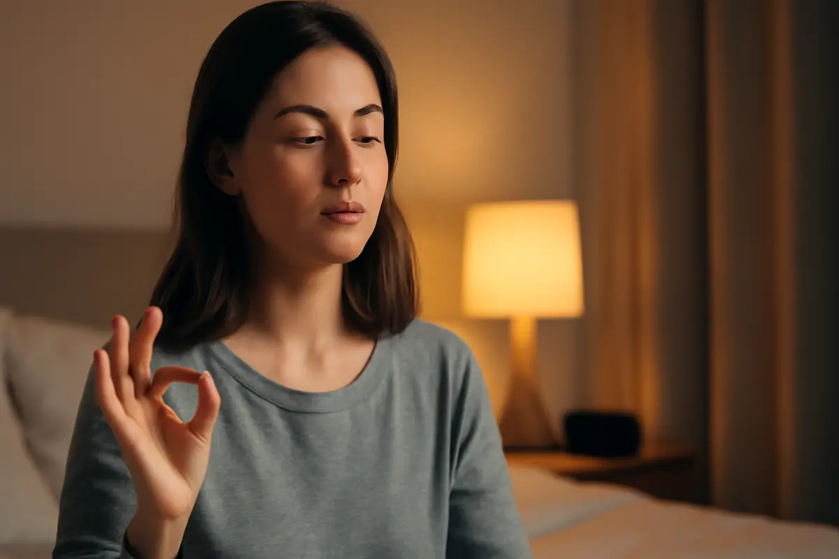 Esercizi di mindfulness serale per il relax: il gesto che favorisce il sonno ristoratore