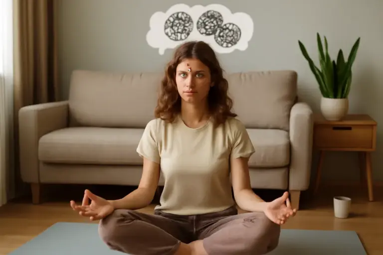 Meditare senza riuscire a fermare i pensieri è normale? La verità che rassicura chi inizia ora