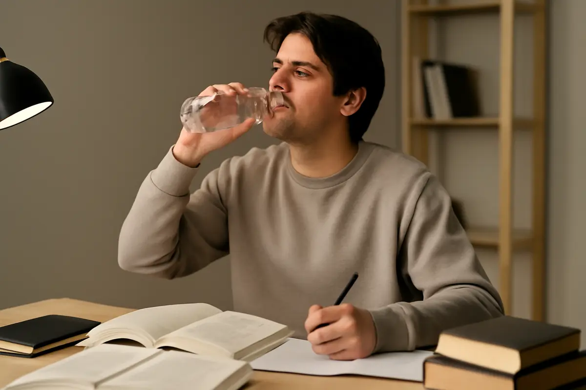 Bere acqua durante lo studio: mito o verità per performance mentali migliori?